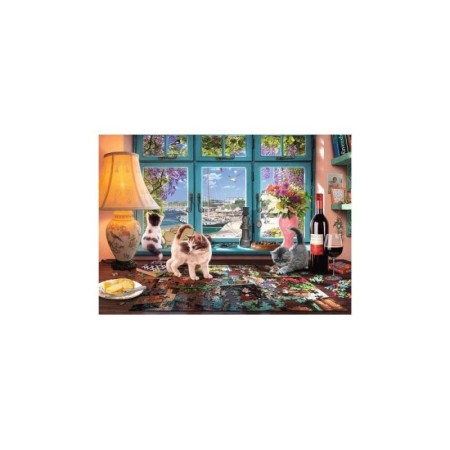 Puzzle birou cu piese de puzzle 1000 piese